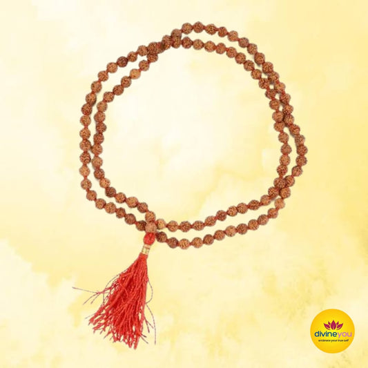 Rudraksha Mala (108+1) beads  4mm